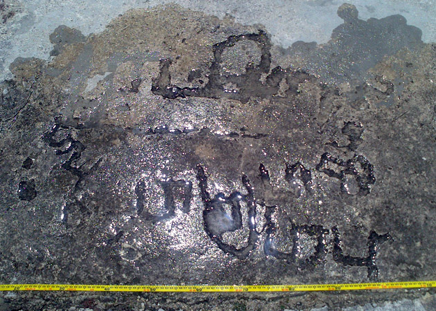 inscriptions discovered in Delft Island
