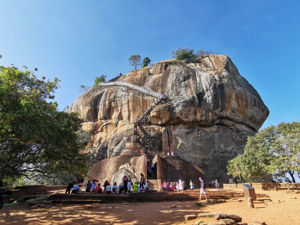 The main entrance to the rock summit