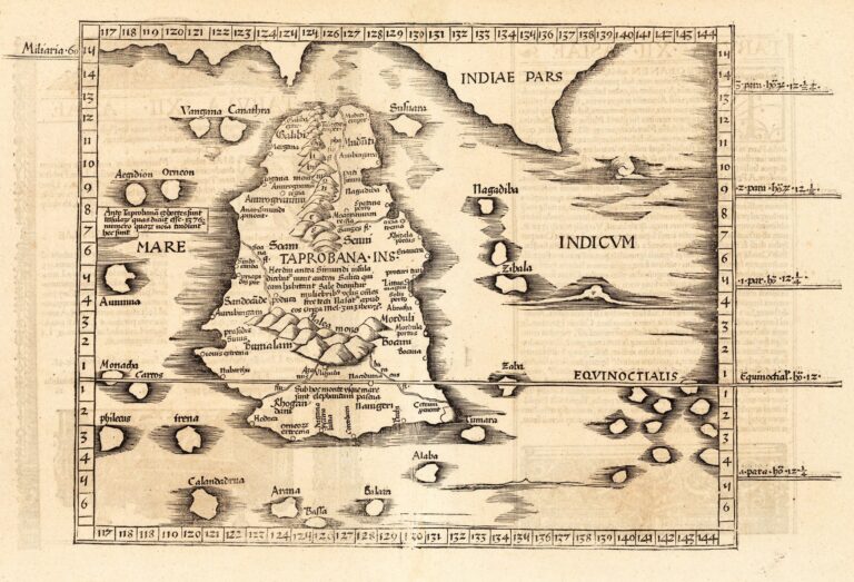 Claudius Ptolemy’s Sri Lankan Map