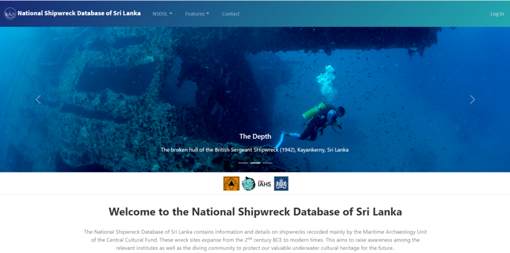 National Shipwreck Database of Sri Lanka