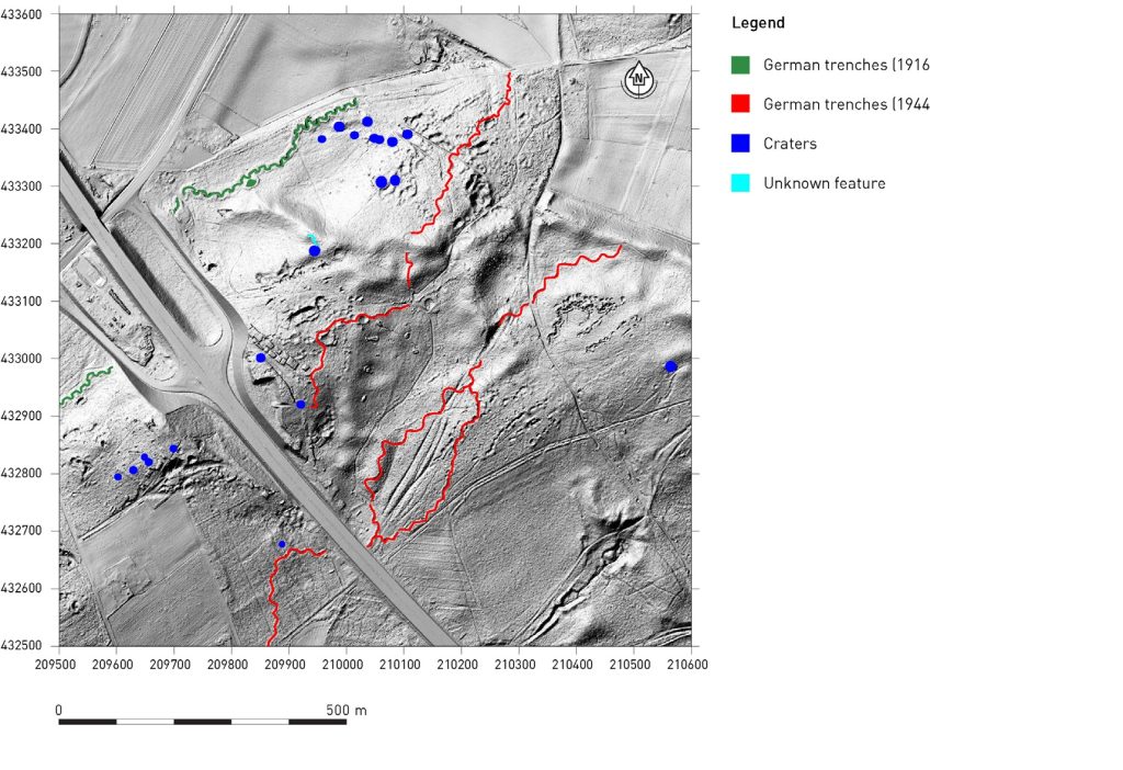 German trenches of both WWI as well as WWII near Stokkum