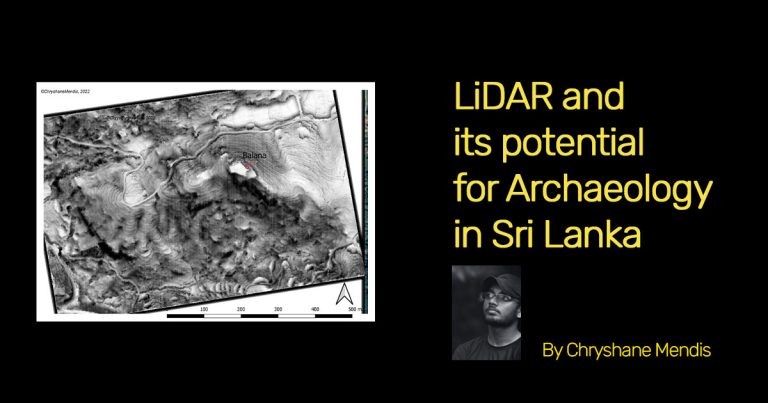LiDAR and its potential for Archaeology in Sri Lanka