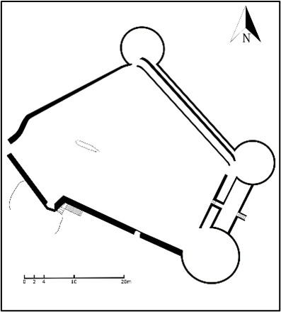 Plan of the fort of Balana (Chryshane Mendis, 2020) Plan of the fort of Balana (Chryshane Mendis, 2020)